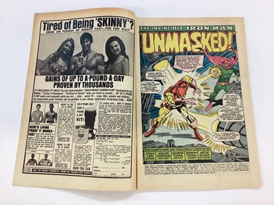 Lot 61 - Quantity of The Invincible Iron Man 1968 and 1969. To include issue 2, the 1st appearance of the Demolisher. Mostly American price variants. (18)