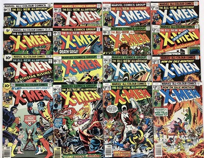 Lot 63 - Group of X-Men 1976 to 1978. To include issue 100, old vs new x-men and issue 107, 1st appearance of the Starjammers. English and American price variants. (16)