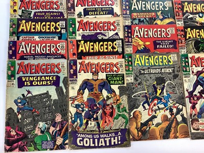 Lot 67 - Box of 1960's The Avengers Comics