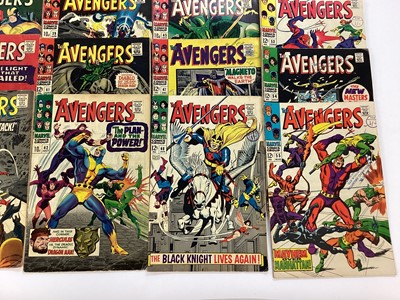Lot 67 - Box of 1960's The Avengers Comics