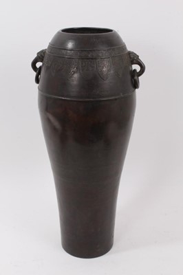 Lot 737 - Large Chinese archaic style bronze vase