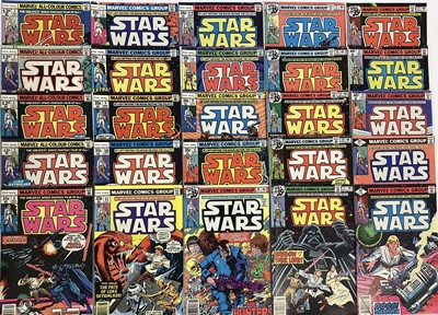 Lot 70 - Quantity of Star Wars (1977 - 1980 Marvel) complet run from issue 2 - 33. Together with Star Wars king sized annual #1 (1979) (33)
