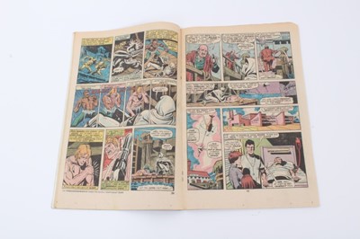 Lot 39 - 1975 Bronze Age Werewolf By Night #32 and #33, first appearance of Moon Knight. UK Variant, Priced 9p