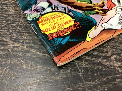 Lot 39 - 1975 Bronze Age Werewolf By Night #32 and #33, first appearance of Moon Knight. UK Variant, Priced 9p