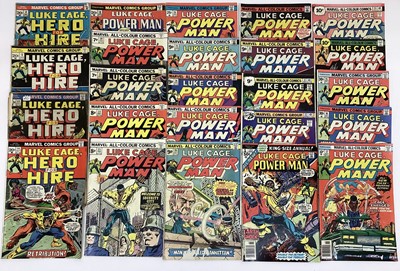Lot 72 - Group of Marvels Luke Cage Hero for Hire, 1972 to 1977. English and American price variants. Approx 30