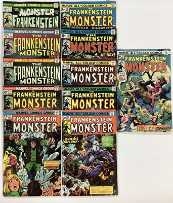 Lot 47 - Marvel Comics, 1970's The Monster Frankenstein #1 together with a selection of The Frankenstein Monster.