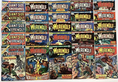 Lot 45 - Marvel Comics, 1970's Werewolf By Night. #1-5 Giant Size Special Issues together #3, #5-17, #19-31 and #34-48.