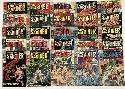 Lot 73 - Large group of Marvel Comics Sub-Mariner 1968 -1974. American and English price variants. Approx 49 including multiple duplicates.