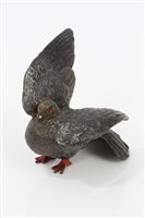 Lot 754 - Austrian-style cold painted bronze figure of a...