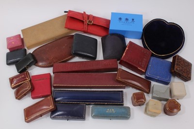 Lot 566 - Collection of antique jewellery boxes