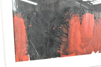 Lot 1271 - Roy Turner-Durrant (1925-1998) mixed media on paper, untitled, inscribed and numbered, 55cm x 87cm, in glazed frame