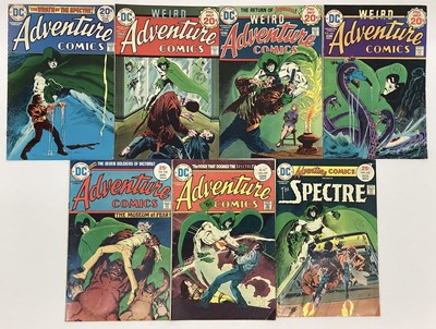 Lot 89 - DC Adventure Comics 1974, Bronze Age origin of The Spectre #431 #434 #435 #436 #438 #439 #440.