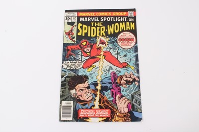 Lot 75 - Marvel Comics Marvel Spotlight on The Spider-Woman #32 (1977) 1st appearance. Priced 30 cents.(1)