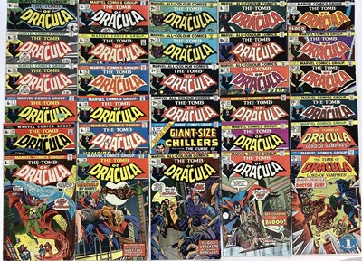 Lot 94 - Marvel Comics The Tomb of Dracula 1972 to 1979. English and American price variants. Approximately 60 issues and some duplicates.