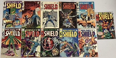 Lot 131 - Small group of Marvel Comics Nick Fury, Agents of Shield 1968 to 1970. 12 and 15 cents. (11)