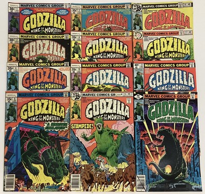 Lot 170 - Marvel Comics, 1970's Godzilla King of Monsters #1 #2 #4 #6 #7 #8 #13 #15 #16 #17 #22 #24