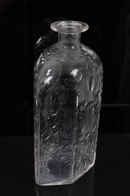 Lot 110 - An 18th century Dutch glass decanter and stopper, with Whiskey label – Curzon provenance
