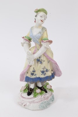 Lot 91 - A Bow figure of the Sailor’s Lass, circa 1760