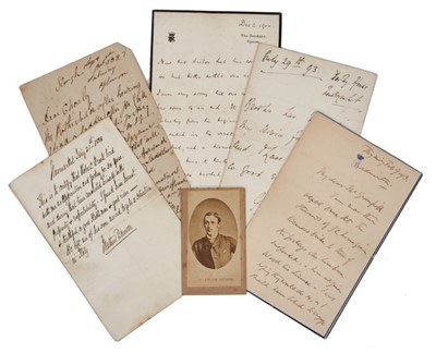 Lot 1000 - Of Flat Racing Interest: a group of late Victorian hand written letters