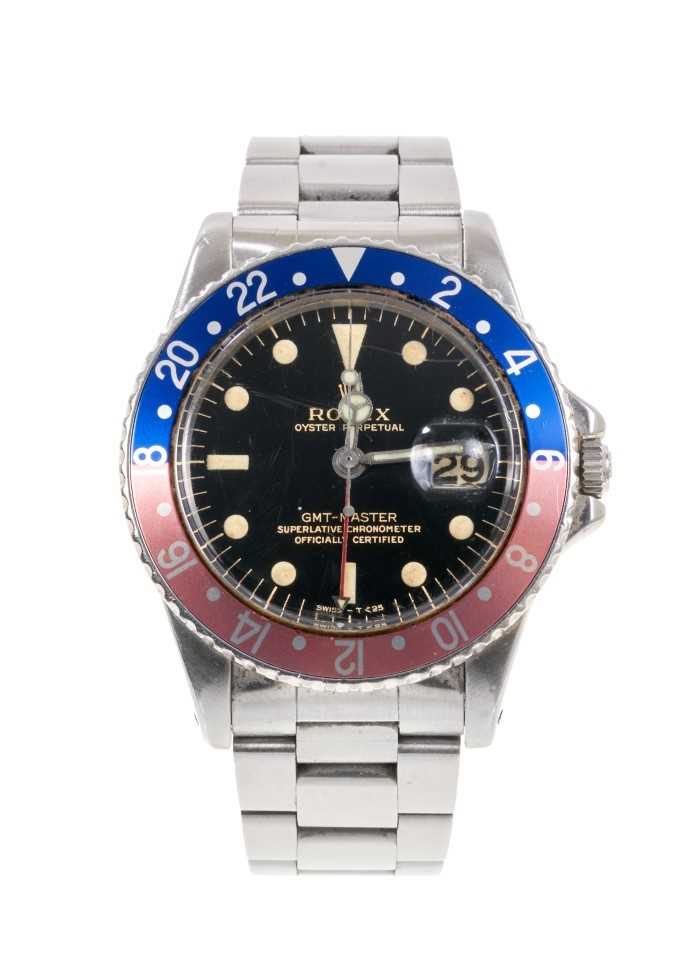 Lot 600 - 1966 Rolex GMT Master with original receipt
