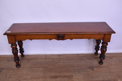 Lot 1355 - Early Victorian mahogany window seat