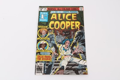 Lot 142 - Marvel Comics, 1979 Bronze Age special 50th anniversary Alice Cooper. First appearance of Alice Cooper