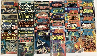 Lot 105 - Quantity of DC Comics, mostly 1970's Detective Comics Batman to include 1961 Detective Comics "The creature from the Bat-cave"in poor condition.
