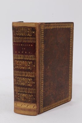 Lot 893 - Thomas Kitson Cromwell - Excursions through Essex, leather bound