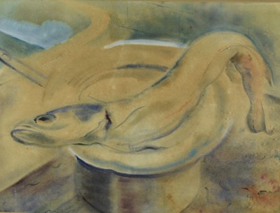 Lot 1267 - Esther Grainger (1912-1990) watercolour - Codling, 1960, initialled, 39cm x 51cm, in glazed frame