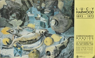 Lot 1266 - Original prospectus for the East Anglian School of Painting and Drawing, together with early exhibition catalogues including early catalogue for Lucy Harwood and Lucy Harwood exhibition poster