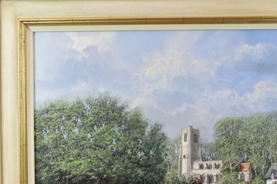 Lot 1275 - *Clive Madgwick (1939-2005) oil on canvas - Great Waldingfield, signed, dated 2001 verso, framed