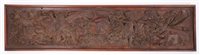 Lot 795 - Victorian finely carved fruitwood panel carved...