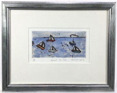 Lot 124 - Richard Spare (b. 1951) etching, marine scene