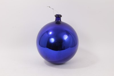 Lot 845 - Large Victorian glass witches' ball