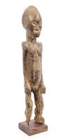 Lot 799 - Antique African tribal carved wood fertility...