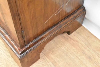 Lot 1432 - 18th century Pepysian style burr walnut bookcase