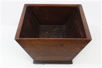 Lot 805 - George IV Admiral Creasy mahogany letter tray...