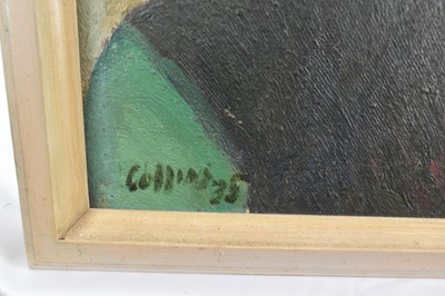 Lot 1279 - Henry Collins (1910-1994) oil on canvas - portrait of the artist Joseph Robinson, signed and dated '35, inscribed verso, 51cm x 41cm, framed