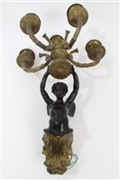 Lot 810 - Good early 20th century Continental bronze and...