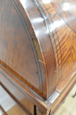 Lot 1413 - Fine quality Edwardian satinwood and polychrome painted bonheur du jour