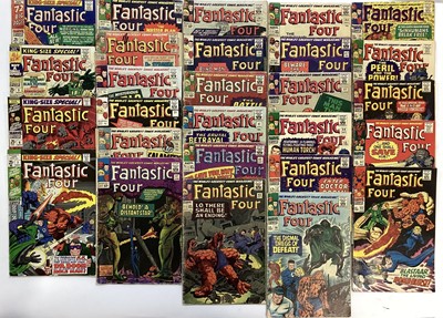 Lot 120 - Large group of Marvel comics Fantastic Four (1964 to 1969) American and English price variants. Approximately 50 comics.
