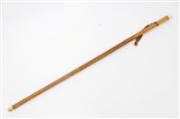 Lot 816 - Regency ivory-topped Malacca cane with ivory...