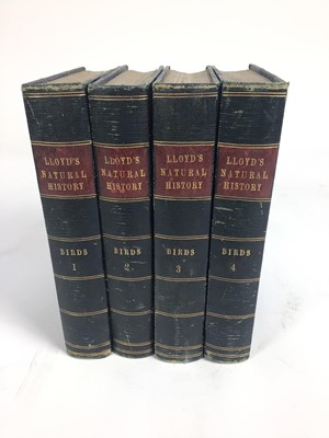Lot 941 - Lloyd's Natural History set of four volumes, A Handbook of the Birds of Great Britain, by R. Bowdler Sharpe