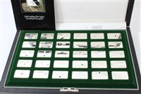 Lot 62 - U.S. The Franklin Mint sterling silver...