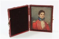 Lot 837 - English School (early 19th century), portrait...