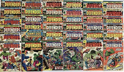 Lot 125 - Large group of Marvel comics The Defenders (1973 to 1979) Includes English and American prices. Approximately 74 comics.