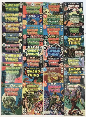 Lot 188 - Quantity of 1970's DC Comics, Swamp Thing together with 1980's The Saga of the Swamp Thing and others