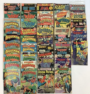 Lot 210 - Selection of 1960's and 70's DC Comics to include Aquaman, Showcase The Hawk and The Dove, Captain Atom and others.