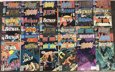Lot 207 - Selection of DC Comics, Batman and Detective Comics. Approximately 64 comics