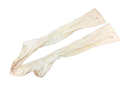 Lot 62 - H.R.H.Princess Beatrice pair silk stockings, provenance as before